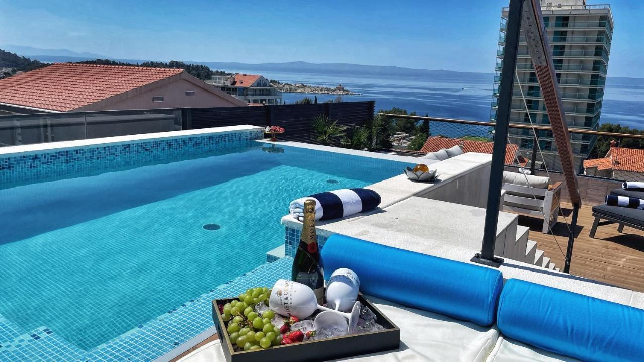 Skypool 77 With Private Pool Апартаменты Макарска